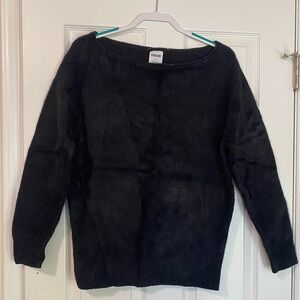 Boat Neck Eyelash Knit Sweater